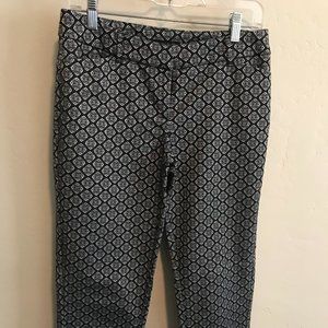 Patterned Crop Trousers